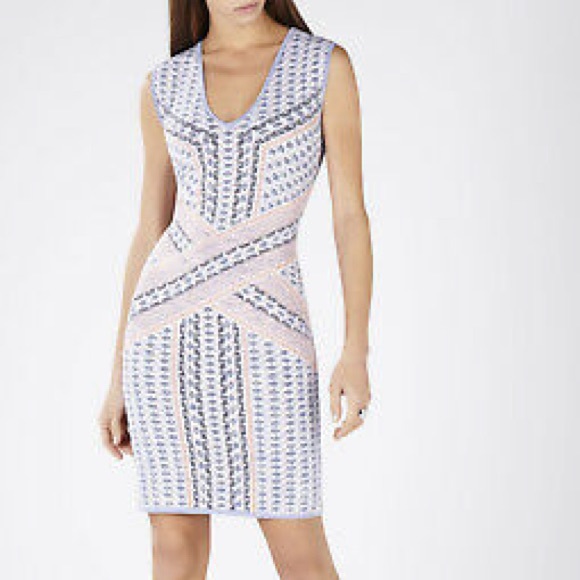 BCBG Maxazria Jacquard Bodycon Dress - Picture 1 of 5